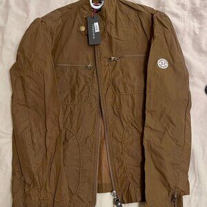 Gloverall waxed cotton motorcycle moto jacket - Made in UK - Men sz Medium M